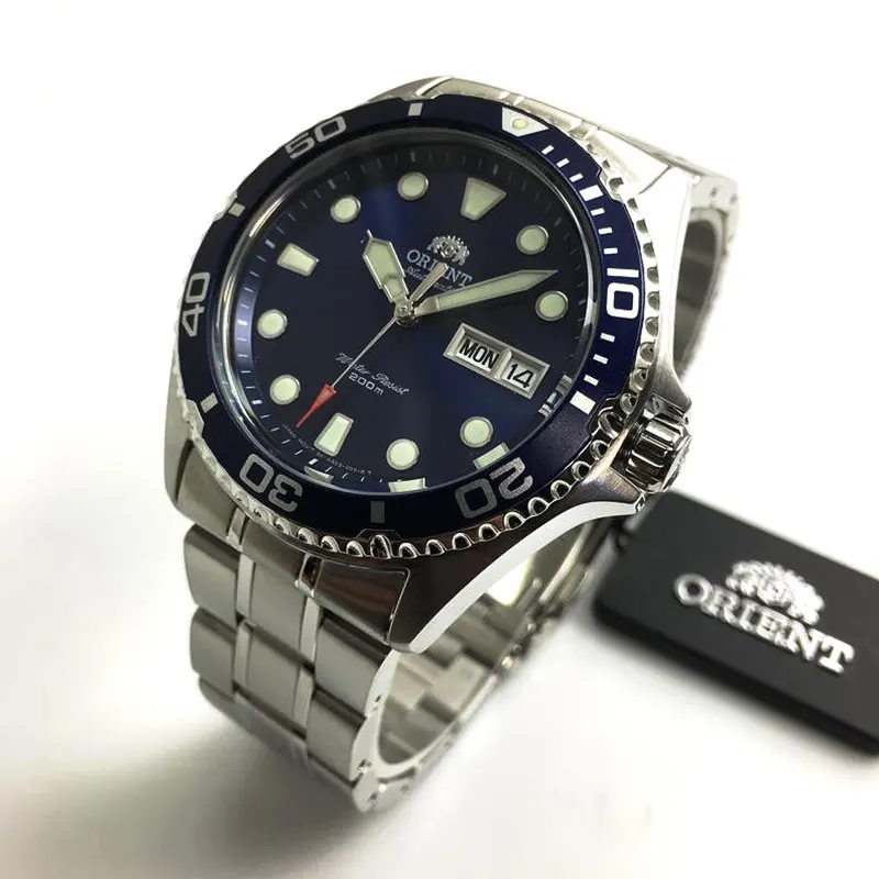 Orient Ray II Automatic 200M Blue Dial Watch For Men's- FAA02005D9